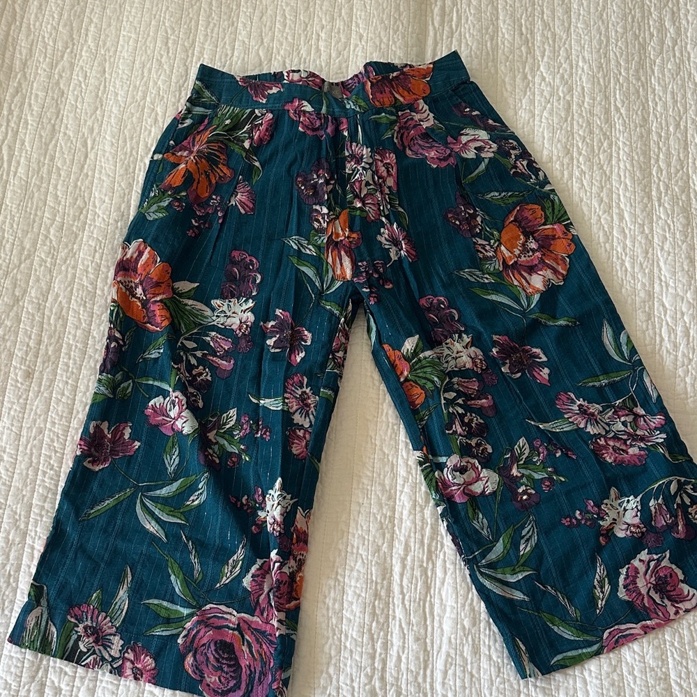 Next Kids Floral Teal Bottoms